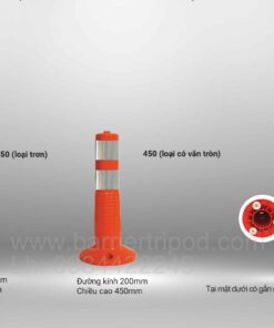 trụ phân làn xe giao thông