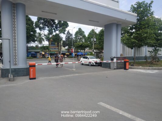 lắp đặt barie bệnh viện