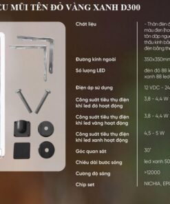 Đèn tín hiệu mũi tên đỏ vàng xanh dùng trong giao thông