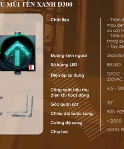đèn tín hiệu mũi tên xanh dùng trong giao thông