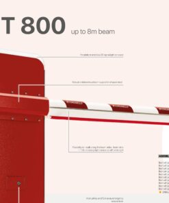 barrier tự động ý italia 8 met arm
