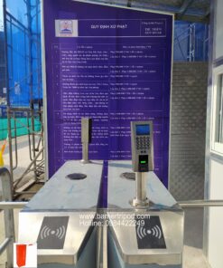 hệ thống kiểm soát công nhân ra vào công trình