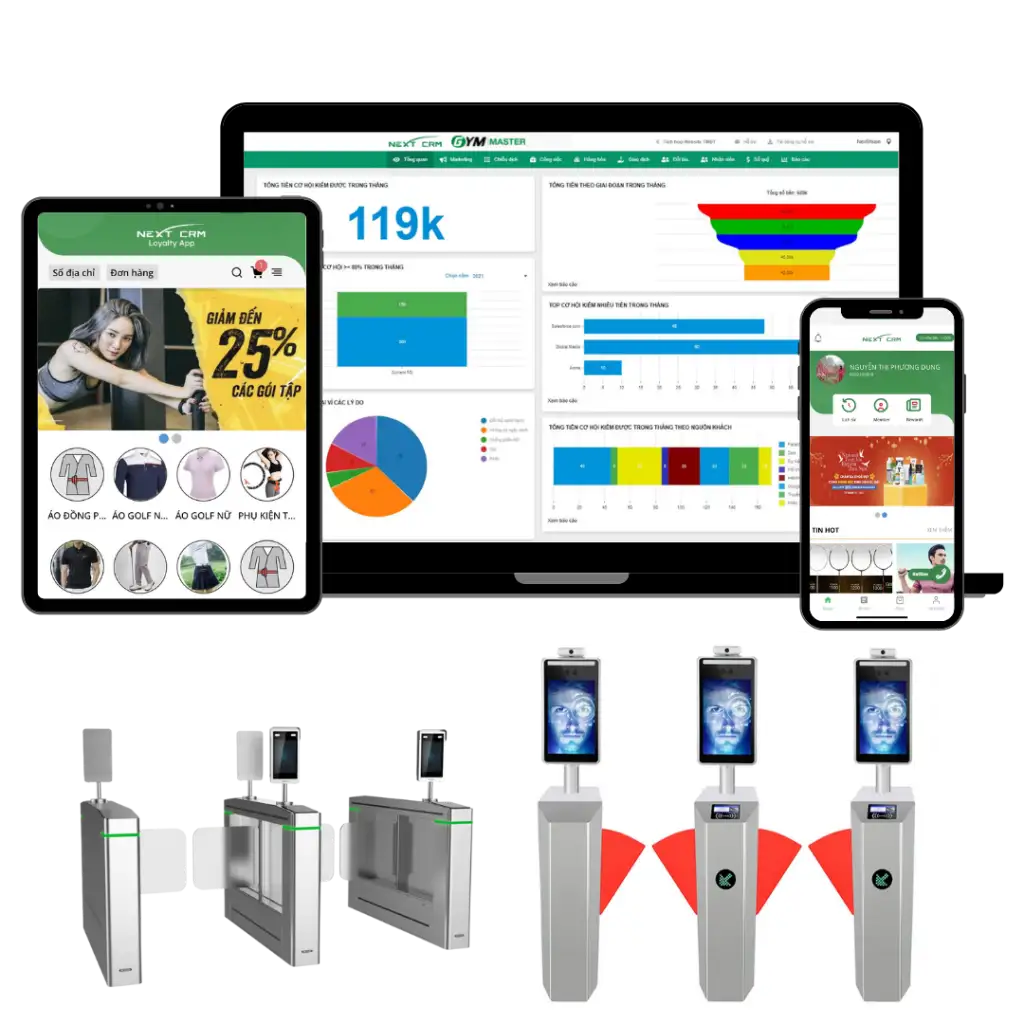 Hệ thống quản lý ra vào phòng GYM Hệ thống quản lý ra vào phòng GYM