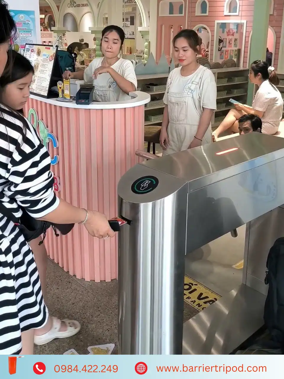 Hệ thống soát vé khu vui chơi Kid Garden