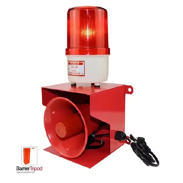 Còi hú báo động có đèn chớp cảnh báo người đến gần
