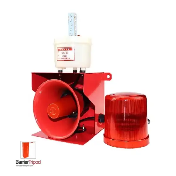 Còi hú báo động có đèn chớp cảnh báo người đến gần