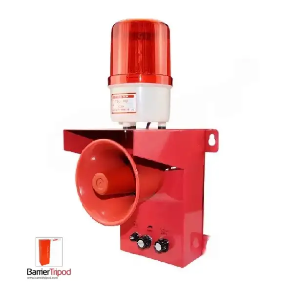 Loa còi báo động có đèn xoay