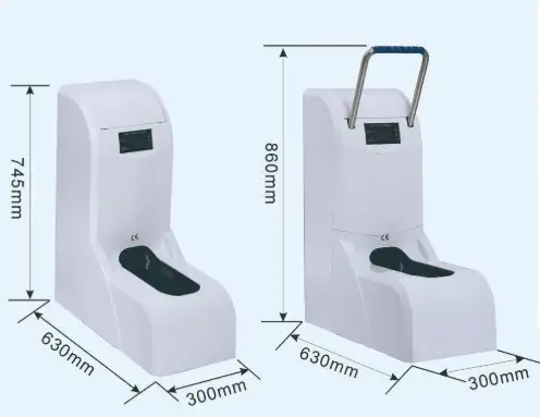 kích thước máy mang bọc giầy chứa 100 cái