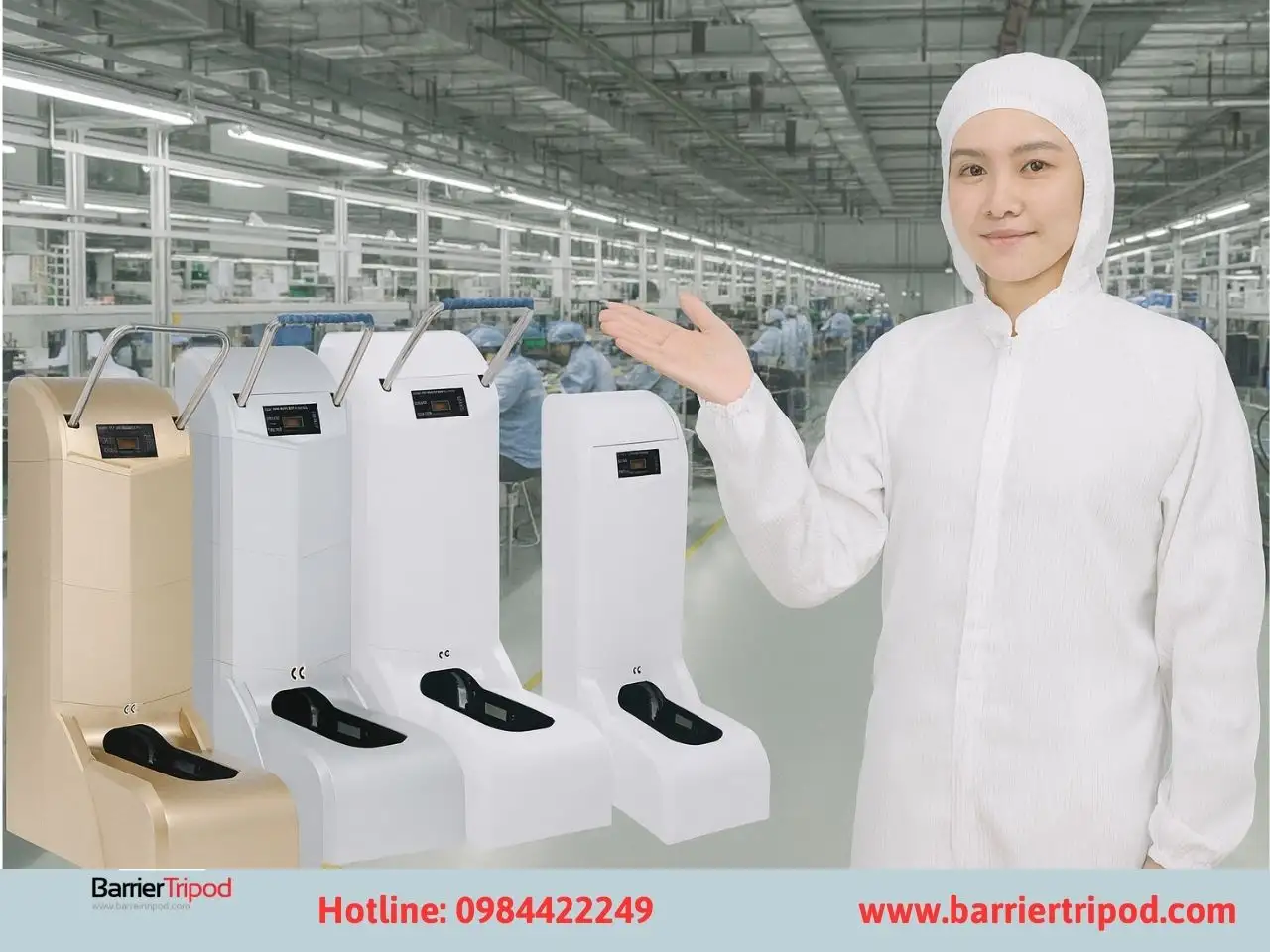 máy bọc giày (Automatic Shoe Cover Dispenser)