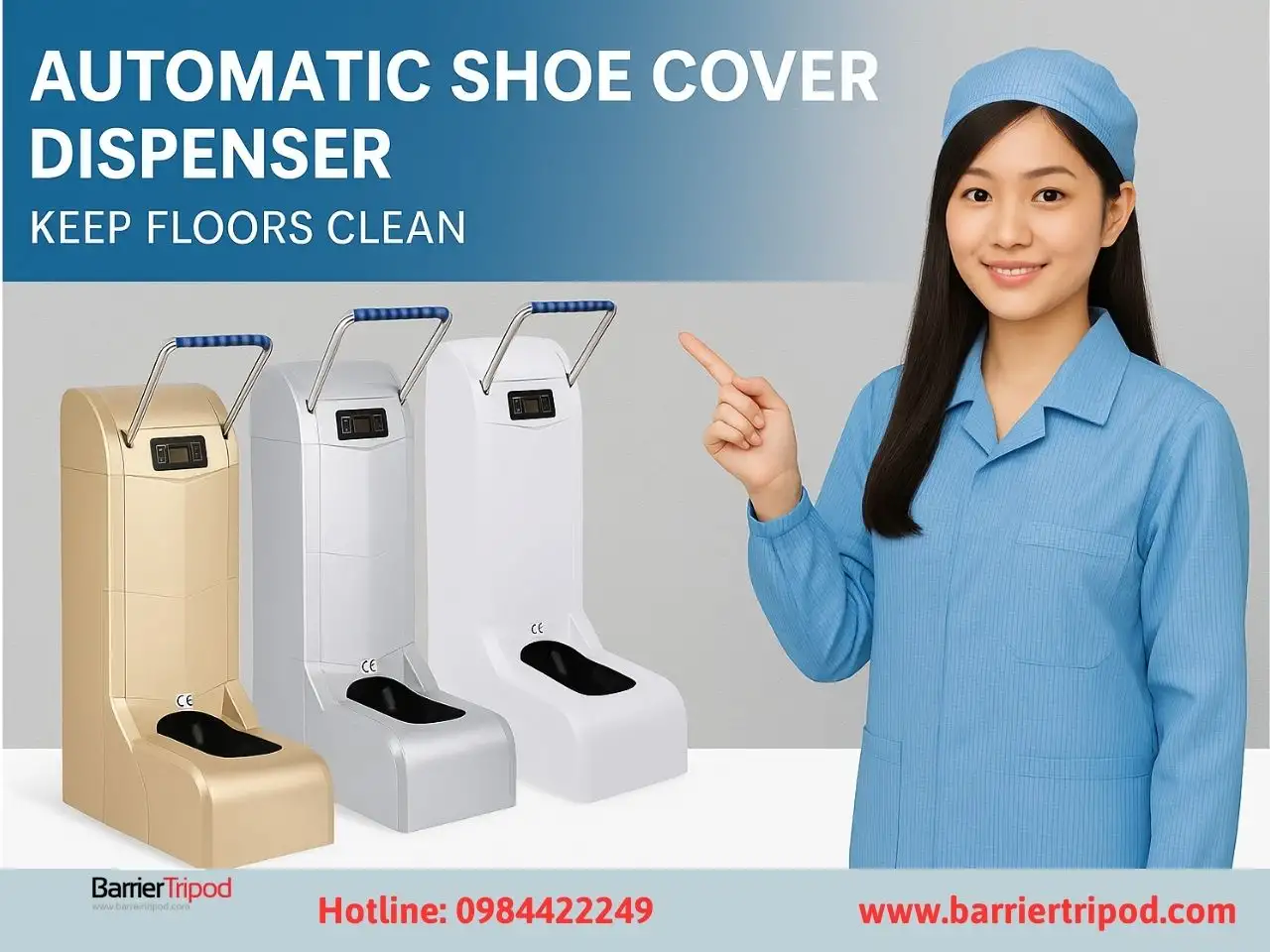 máy bọc giày phòng sạch