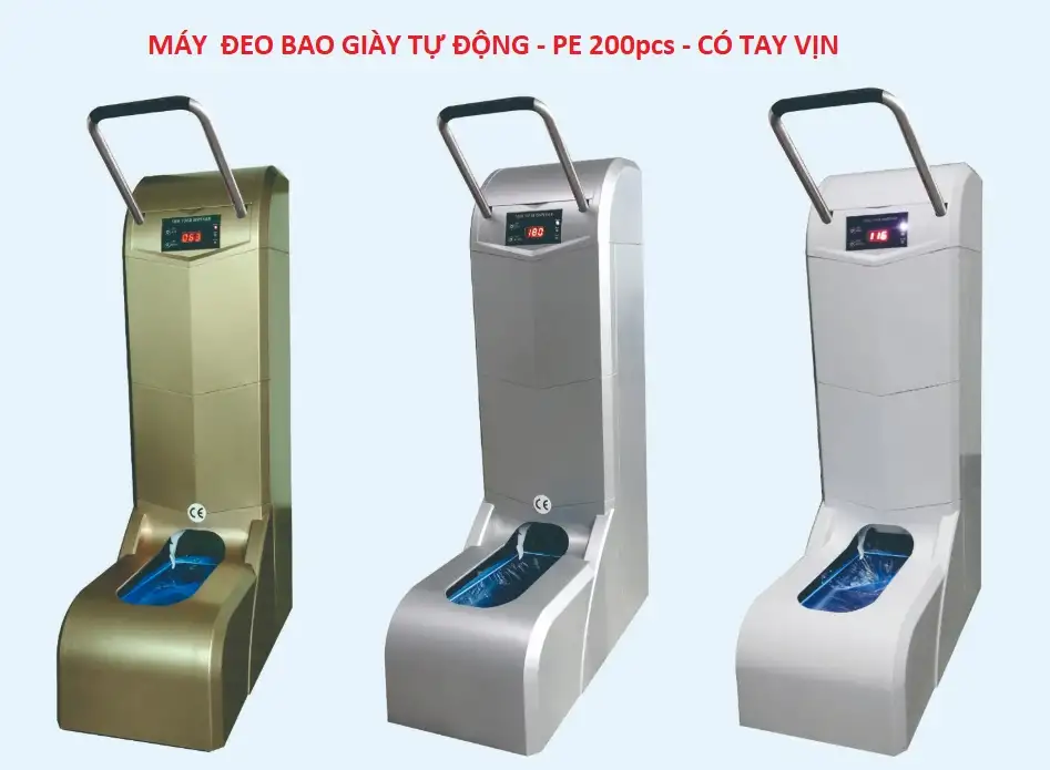 Máy đeo bao giày tự động