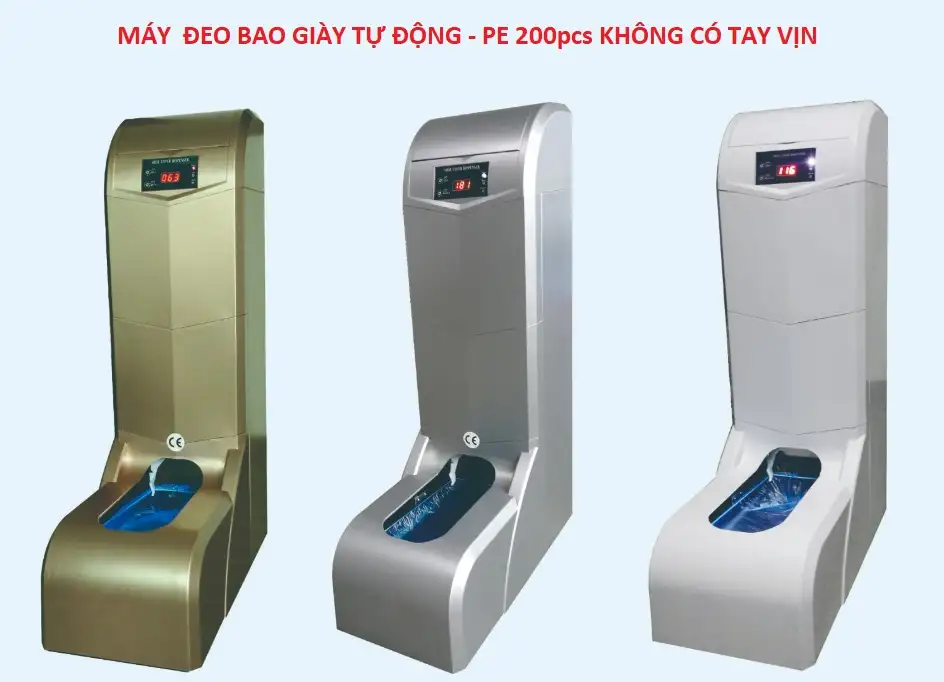 Máy đeo bao giày tự động