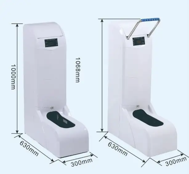 kích thước máy mang bao giày