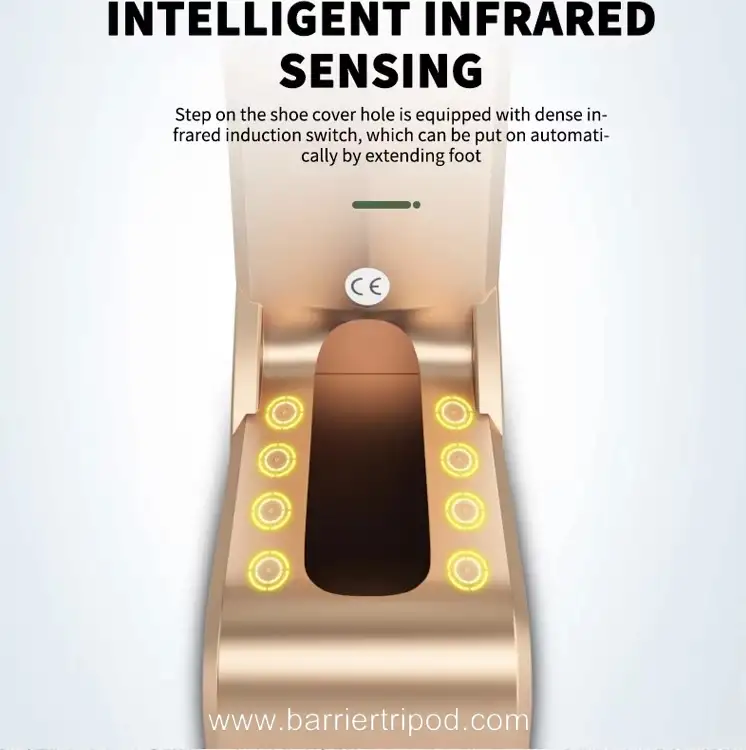 máy bọc giày có cảm biến nhận diện chân chính xác