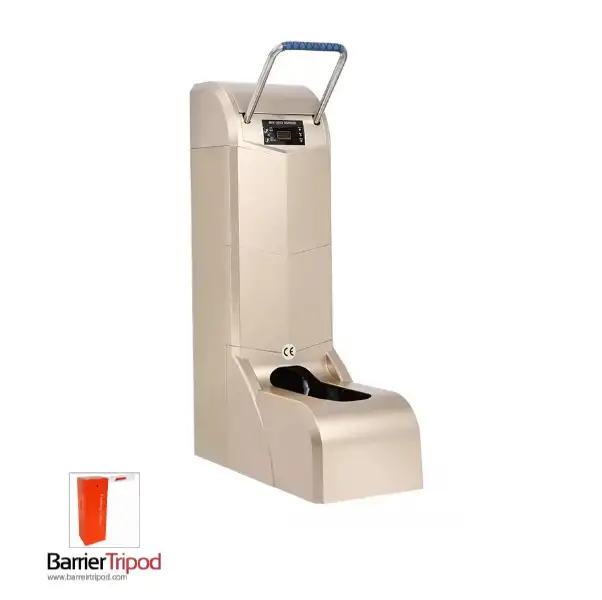 máy bọc giày tự động chính hãng màu vàng