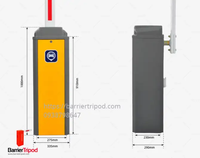 BARRIER GATE ĐỘNG CƠ DC KHÔNG CHỔI THAN DZ-2129