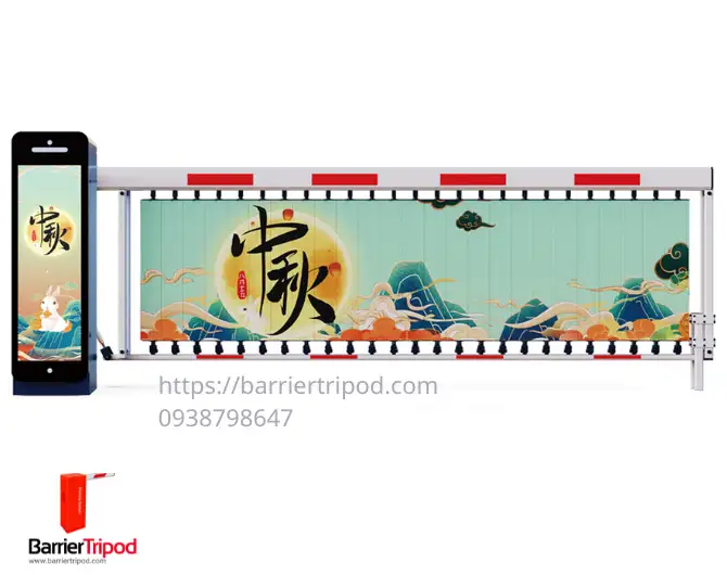 BARRIER QUẢNG CÁO ĐỘNG CƠ KHÔNG CHỔI THAN DZ-2211G