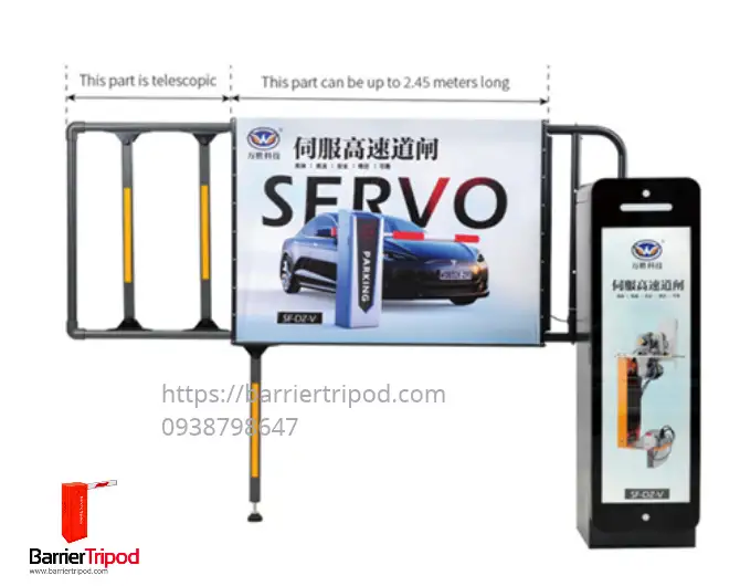 BARRIER QUẢNG CÁO HỘP ĐÈN DZ-2211K – ĐỘNG CƠ DC KHÔNG CHỔI THAN THẾ HỆ THỨ 4